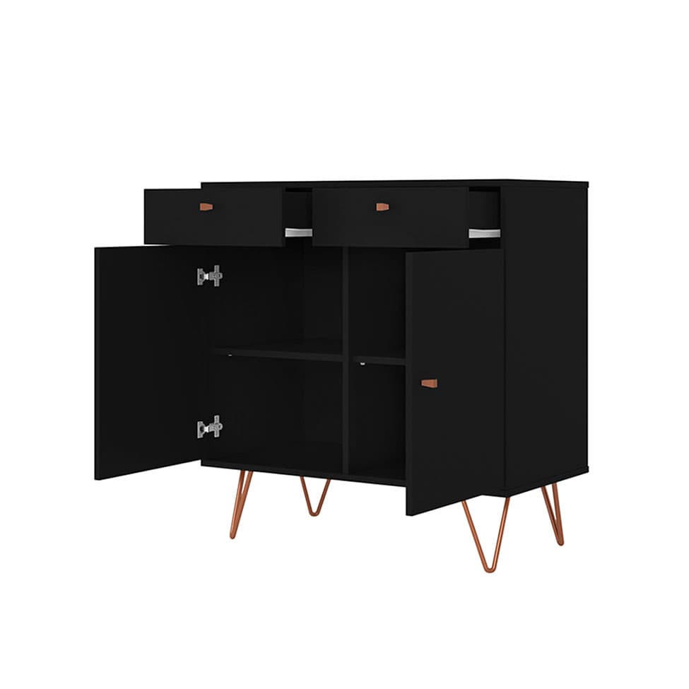 Buffet Ônix 2 GV 2 PT Preto