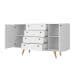Buffet Califórnia 4 GV 2 PT Branco