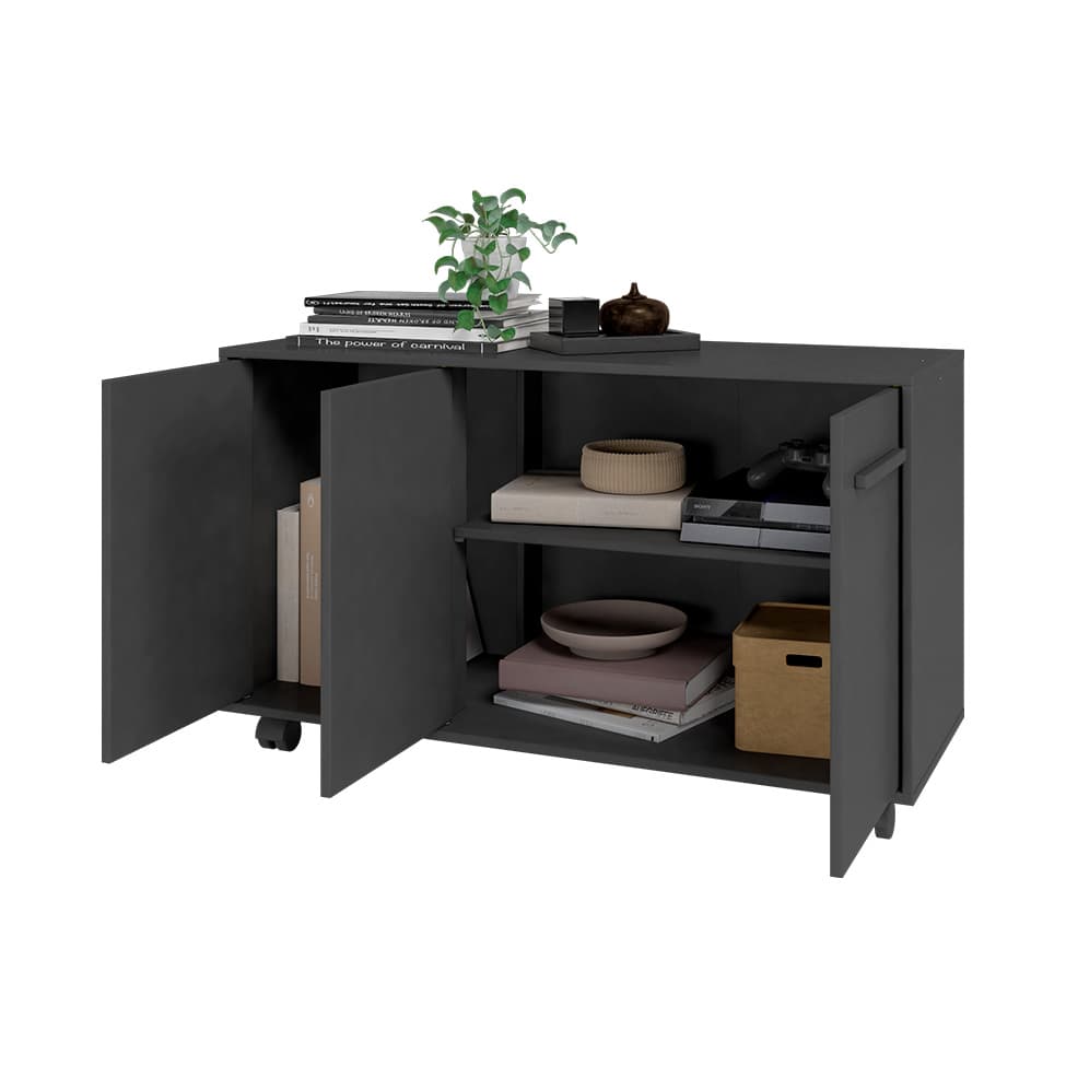 Buffet Eli 3 PT Preto