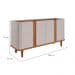 Buffet Eva 4 PT Off White e Cinamomo