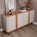 Buffet Eva 4 PT Off White e Cinamomo