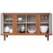 Buffet Eva 4 PT Off White e Cinamomo