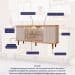 Buffet Janice 4 PT Nature e Off White