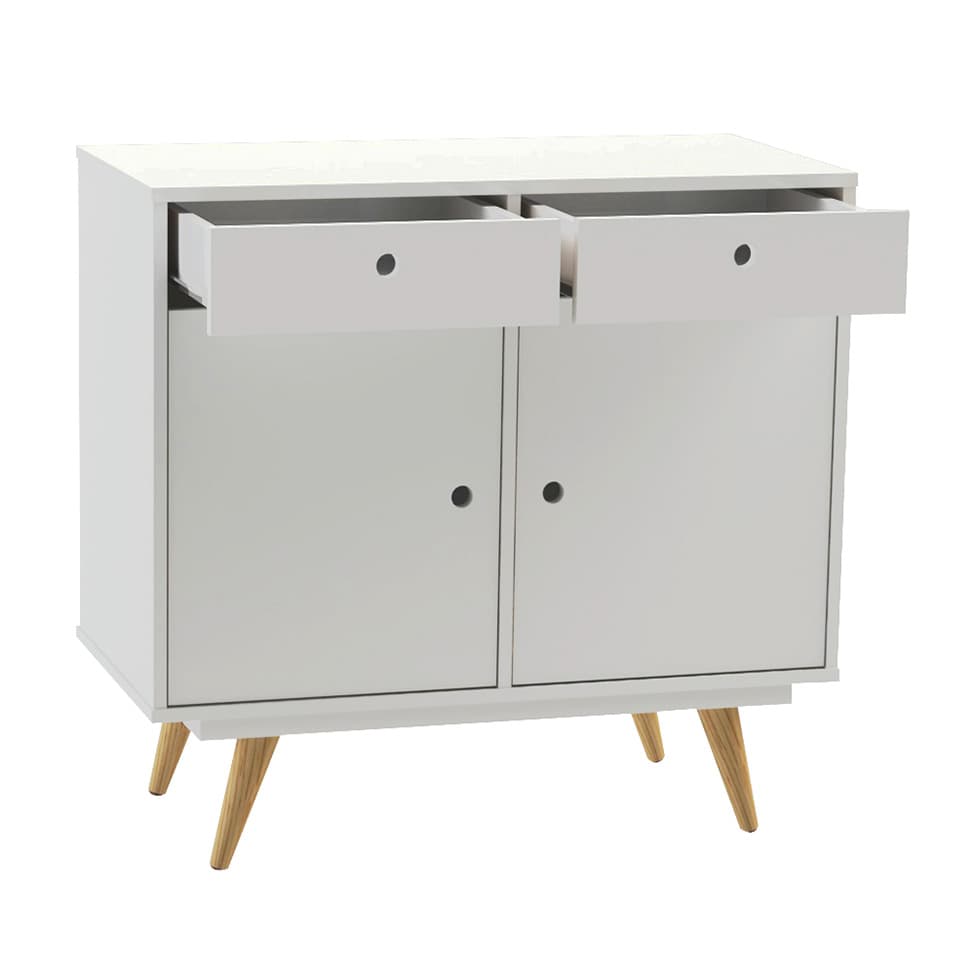 Buffet Retrô 2 PT 2 GV Branco
