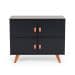 Buffet Skin 4 PT Preto e Garapa