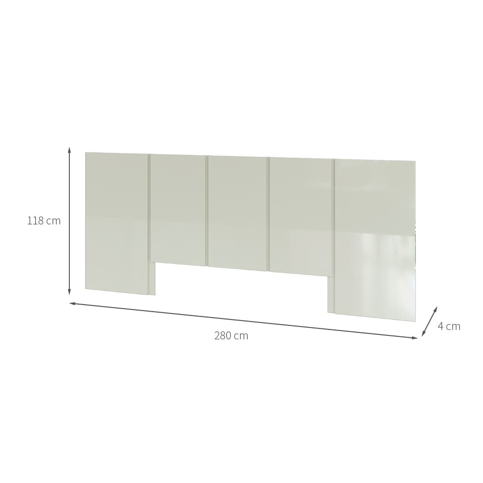 Cabeceira King Basic Off White