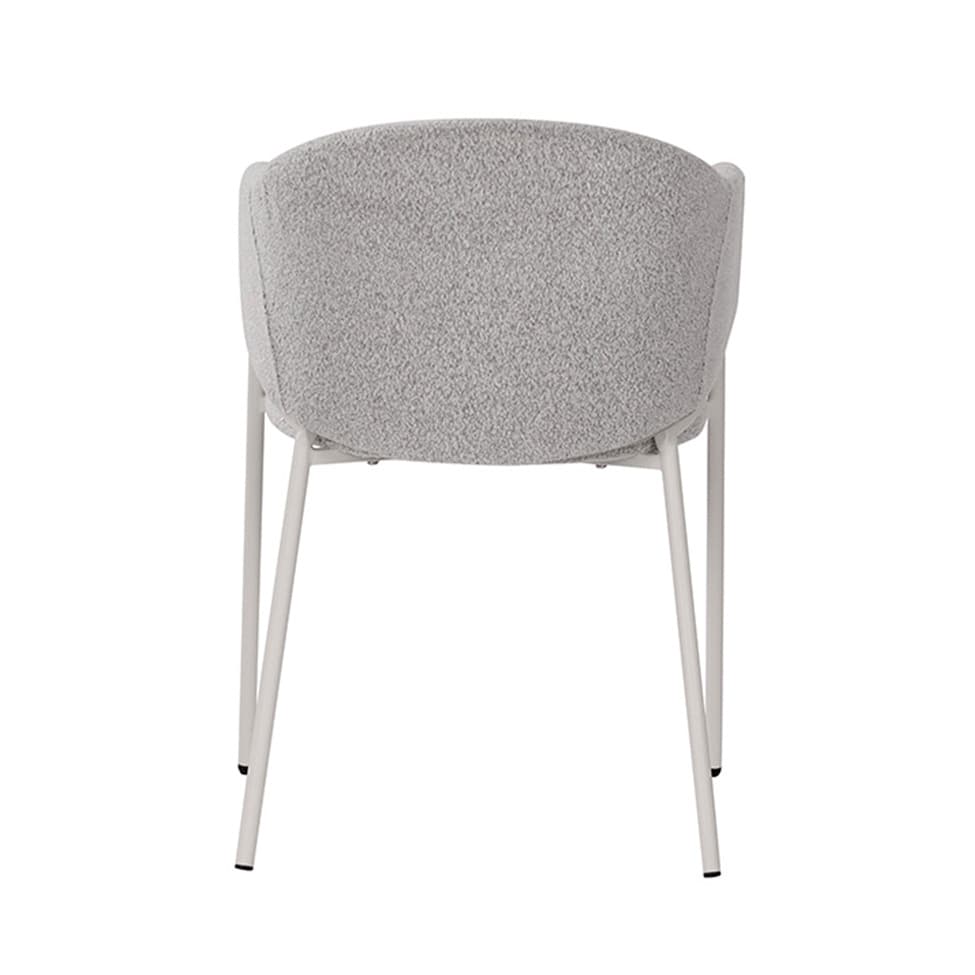 Cadeira Elie Bouclé Cinza