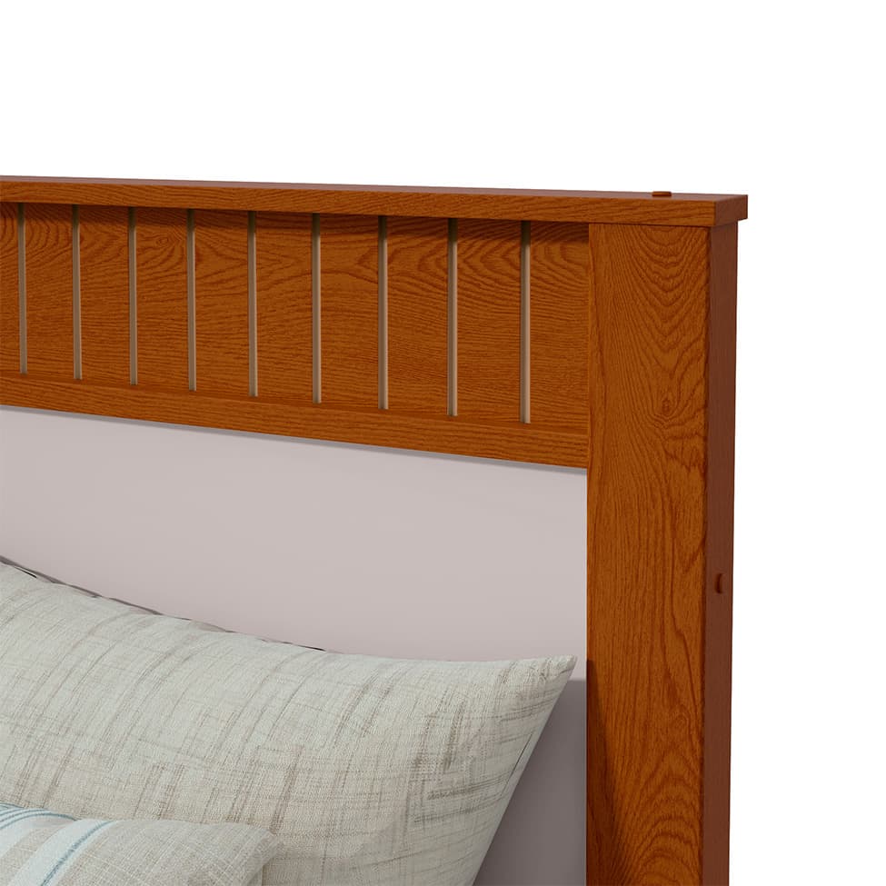 Cama Casal Athenas Frassino e Off White