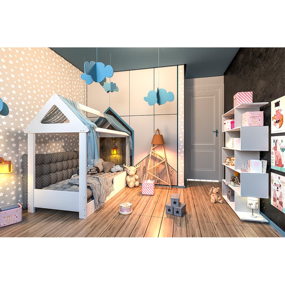 Cama Infantil Montessoriana Bella Branca
