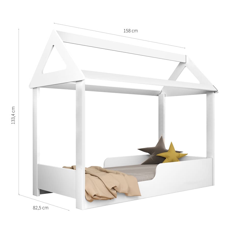 Cama Infantil Montessoriana Bella Branca