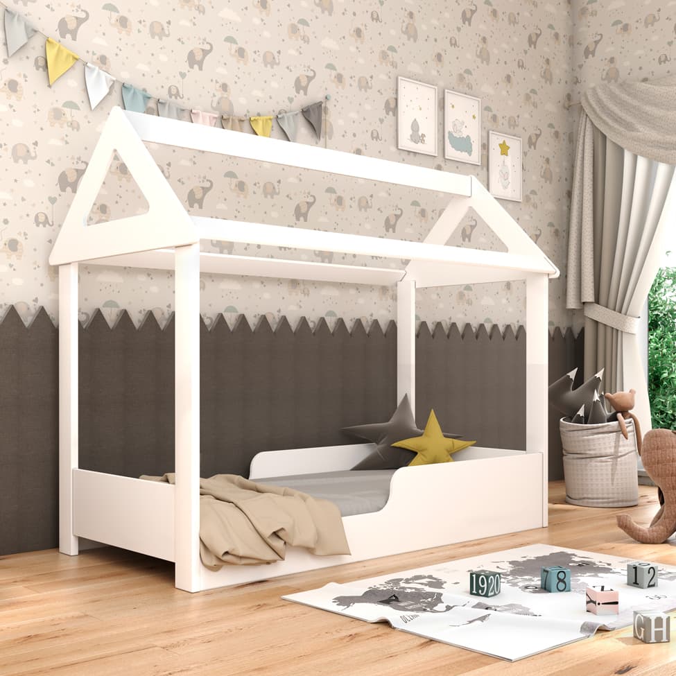 Cama Infantil Montessoriana Bella Branca
