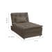 Chaise Penélope Veludo Marrom