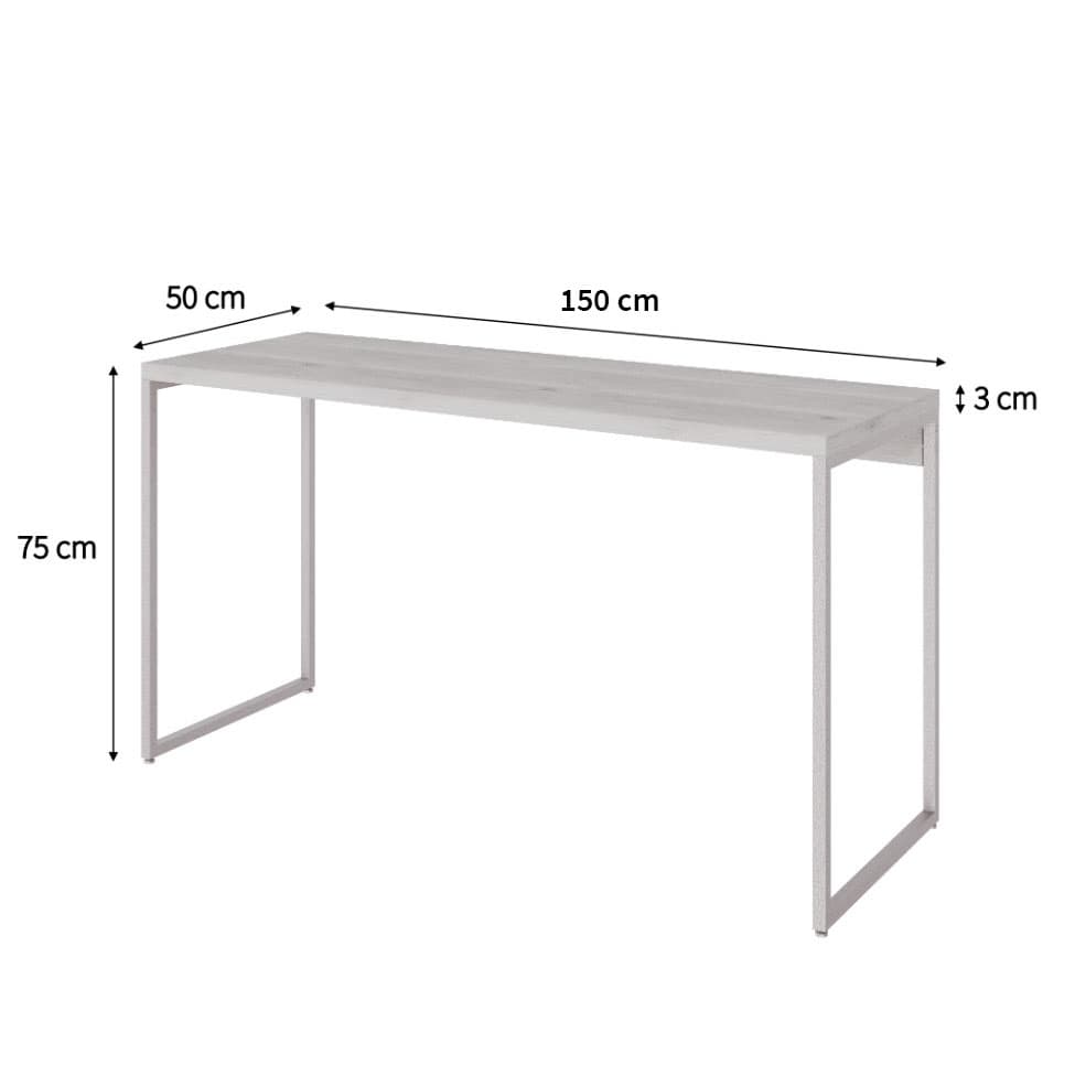 Escrivaninha Studio Branca 150 cm