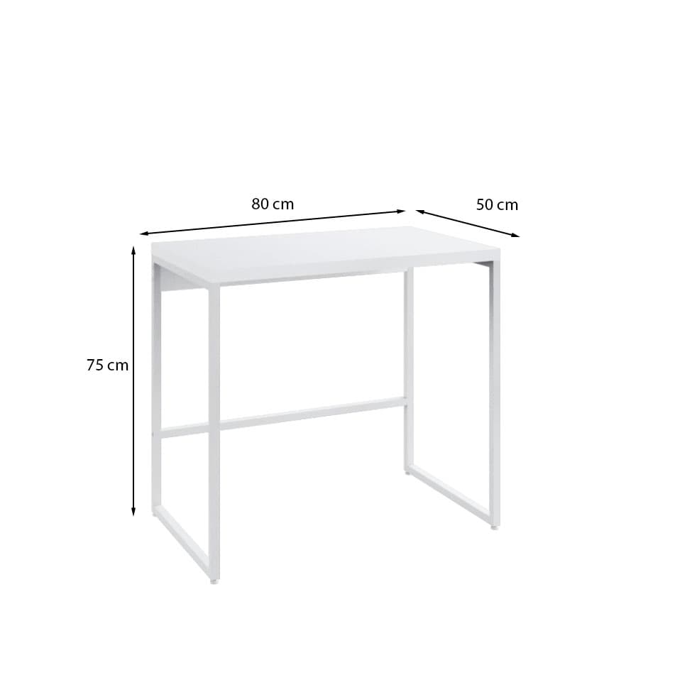 Escrivaninha Studio Branca 80 cm