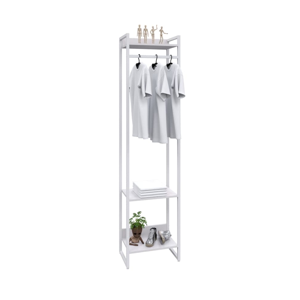Guarda-Roupa Closet Studio Branco 187x45 cm
