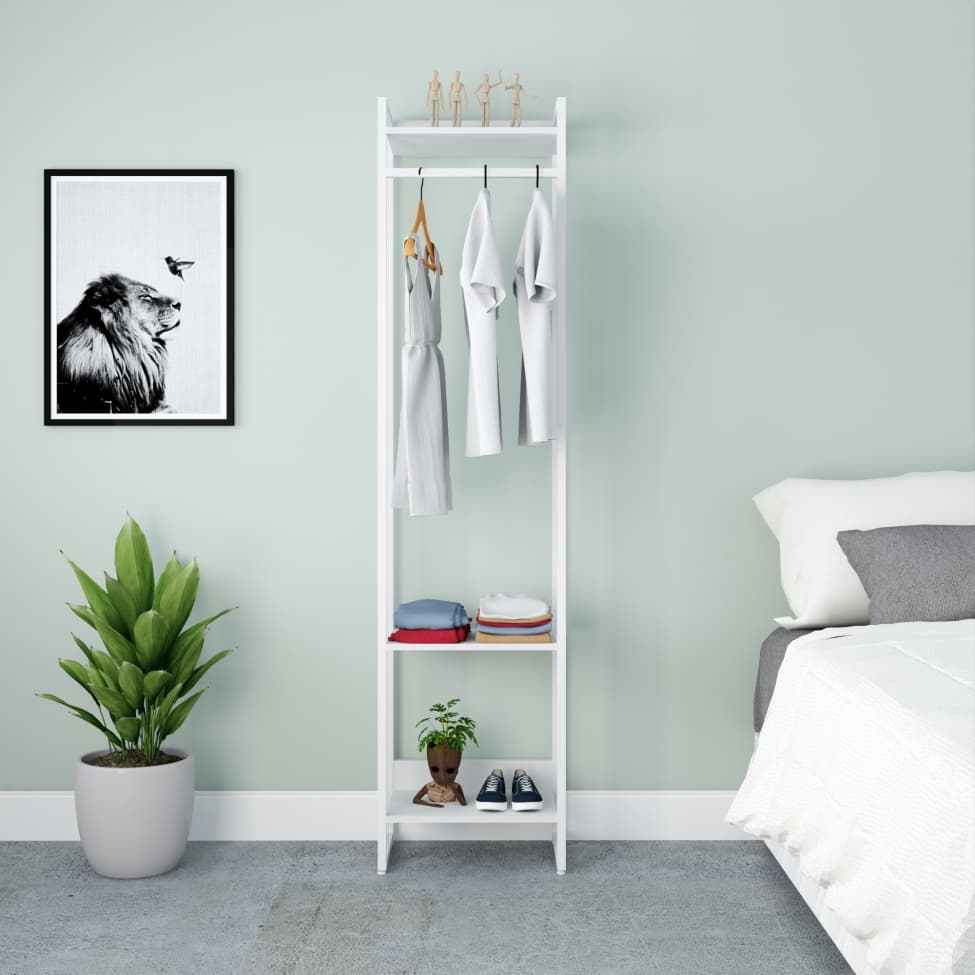 Guarda-Roupa Closet Studio Branco 187x45 cm