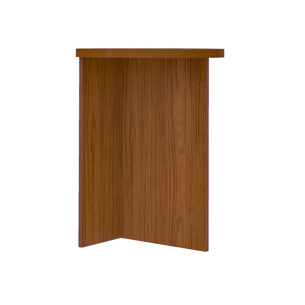 Mesa Lateral Triangular Delta Cedro