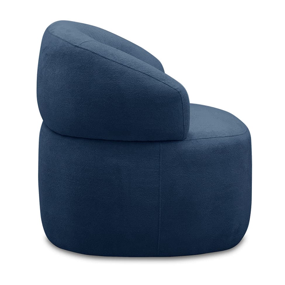 Poltrona Giratória Carmin Azul