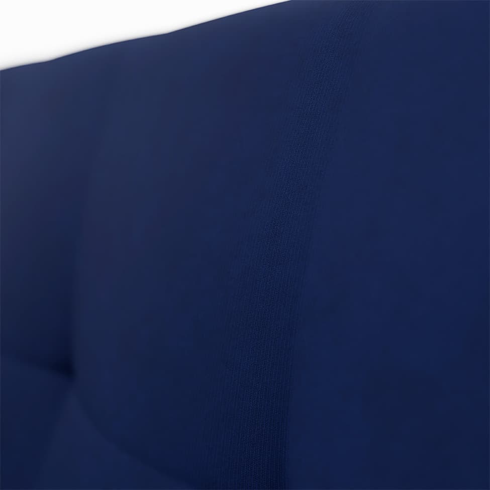 Poltrona Vitrola Suede Azul