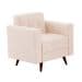 Poltrona Vitrola Suede Bege