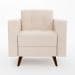 Poltrona Vitrola Suede Bege
