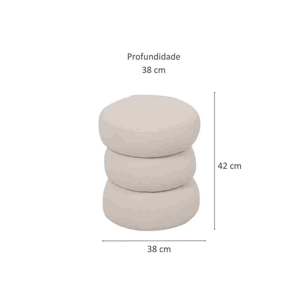 Puff Alma Bouclé Off White