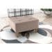 Puff Piva Suede Bege