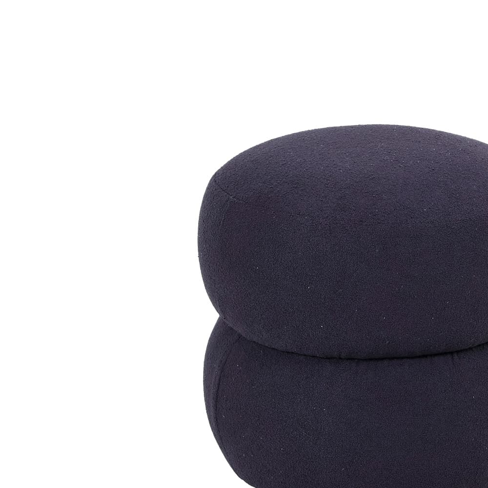 Puff Respiro Poliéster Azul