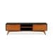 Rack Happy Preto e Marrom 185 cm