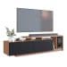 Rack Linea 2 PT Montana e Preto 162 cm