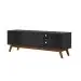 Rack Retrô Malibu Preto 162 cm
