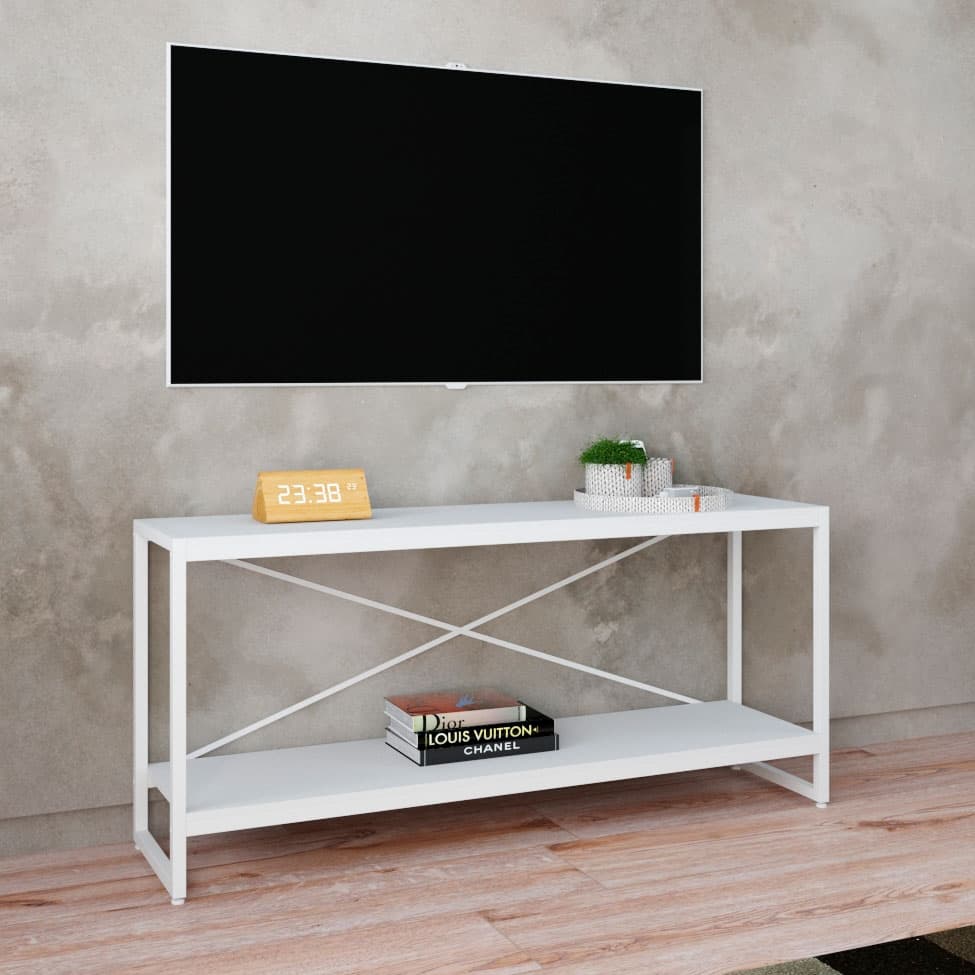 Rack Studio Branco 120 cm