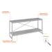 Rack Studio Branco 120 cm
