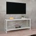 Rack Studio Snow e Branco 120 cm