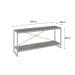 Rack Studio Snow e Branco 120 cm