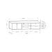 Rack Suspenso Torrens Branco 162 cm