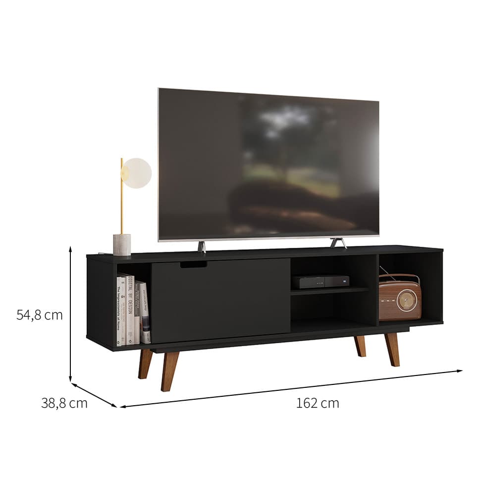 Rack Vintage Óregon Preto 162 cm