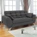 Sofá 2 Lugares Larissa Suede Cinza