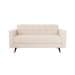 Sofá 2 Lugares Vitrola Suede Bege