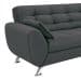 Sofá 3 Lugares Larissa Suede Cinza