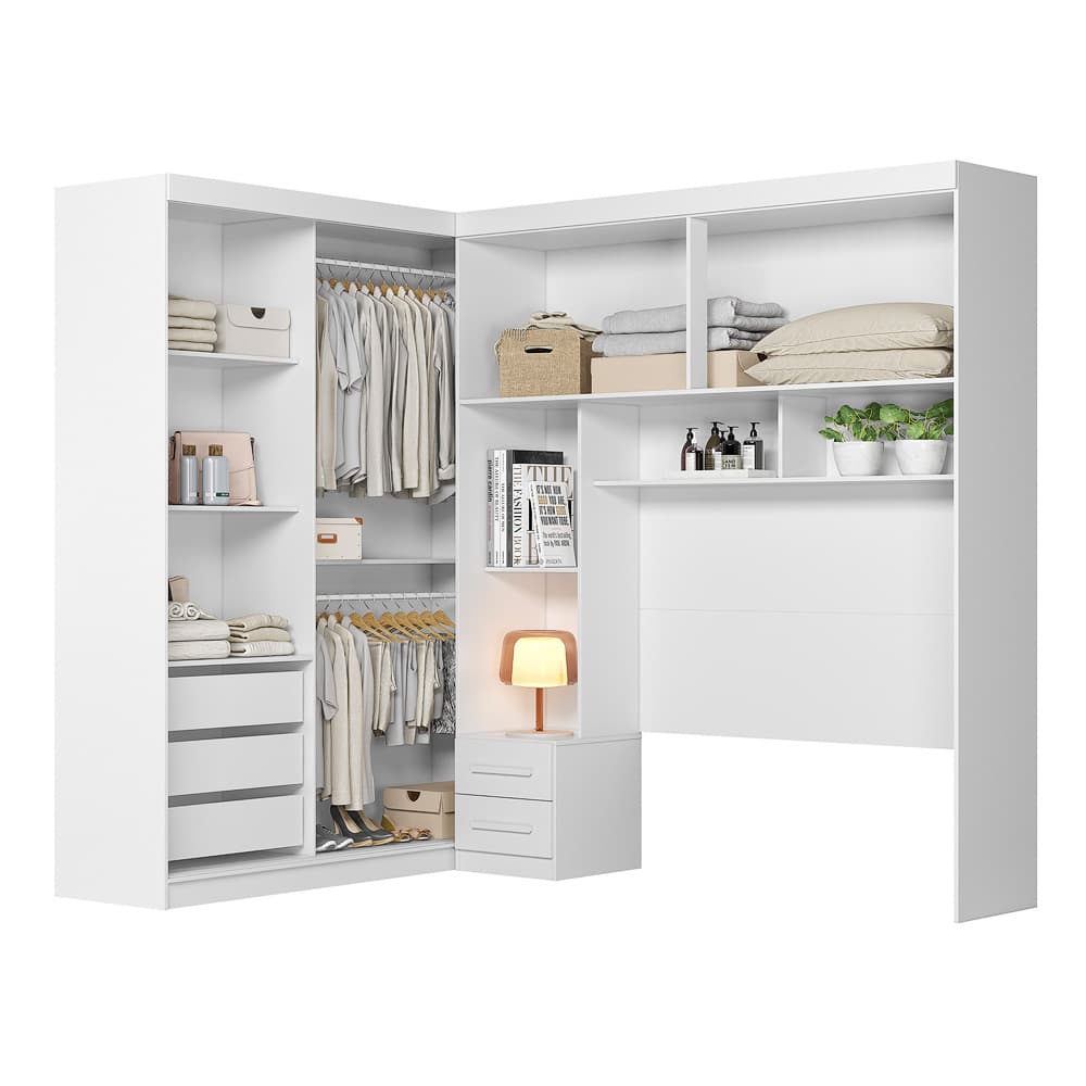 Conjunto Quarto de Casal Branco