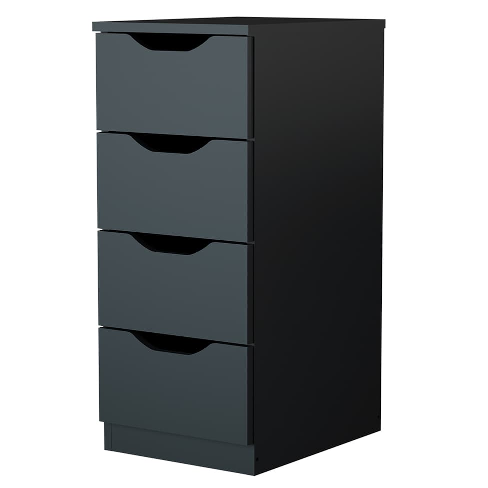 Gaveteiro Viena 4 GV Preto