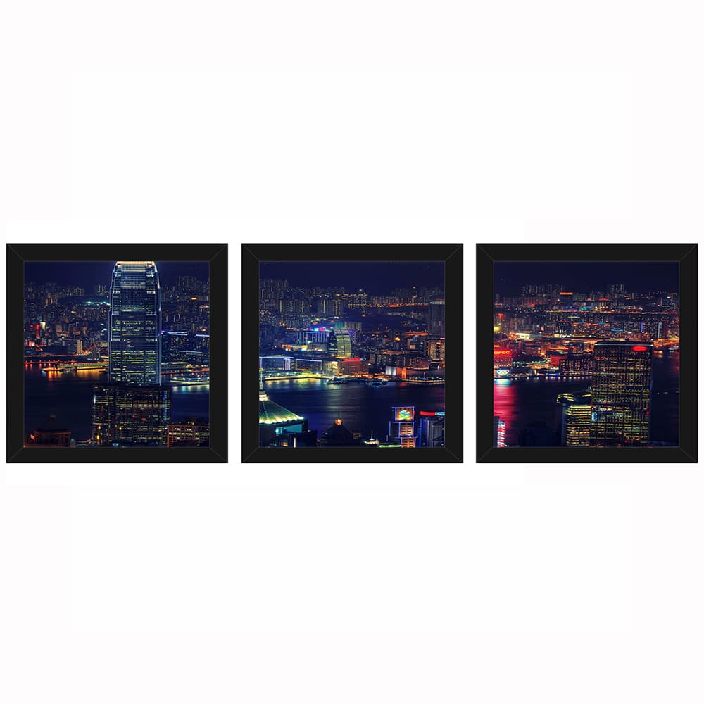 Combo Quadro Decorativo 20X20Cm X3