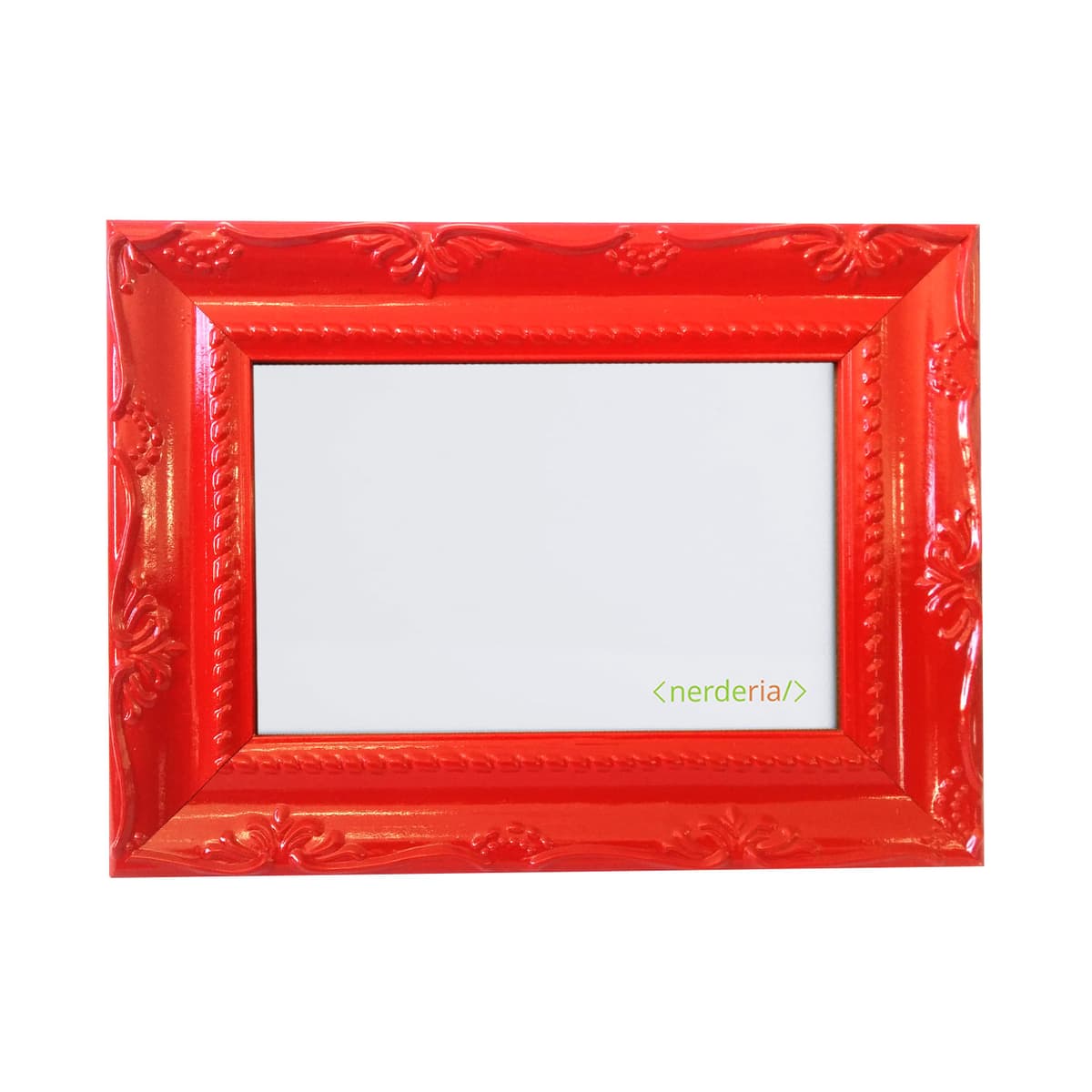 Porta Retrato 15X21 Retro Vermelho