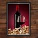 Quadro Caixa Porta Rolhas Vinho Vinho