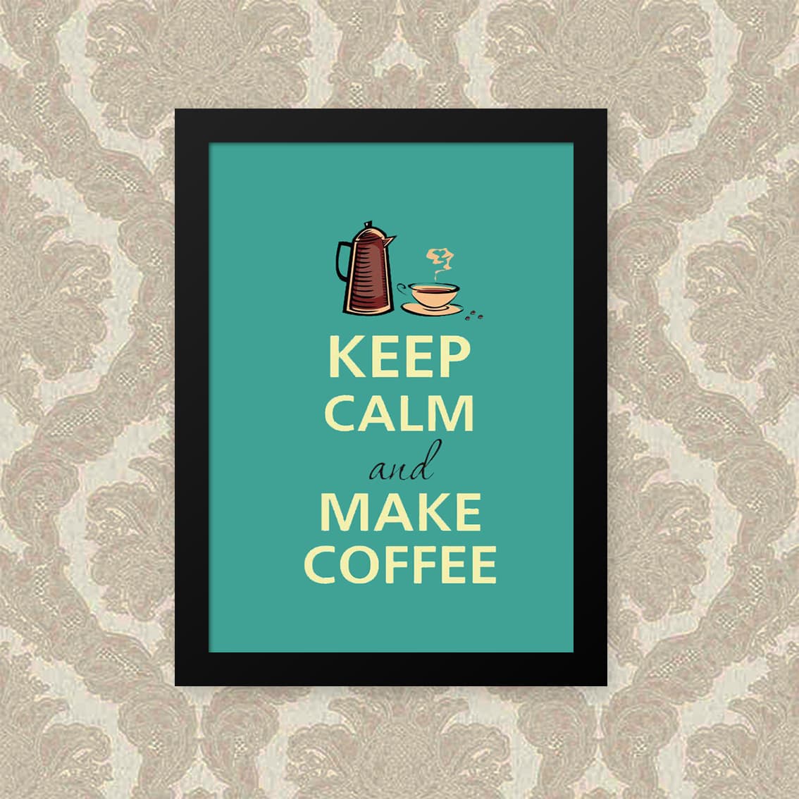 Quadro Keep Calm Coffee 23X33
