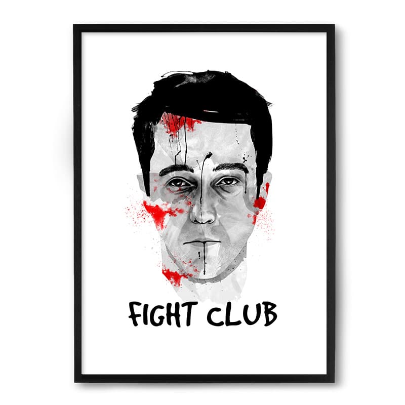 Quadro Nerderia Fight Club Norton