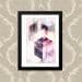 Quadro Quadrado Abstrato 23X33