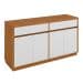 Buffet Ana 4 PT Off White e Ipê