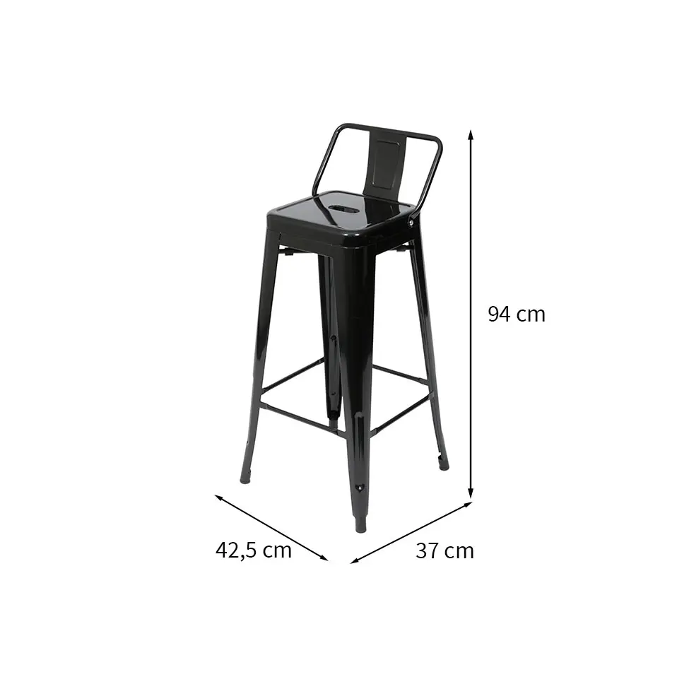 Banqueta Titan Preta
